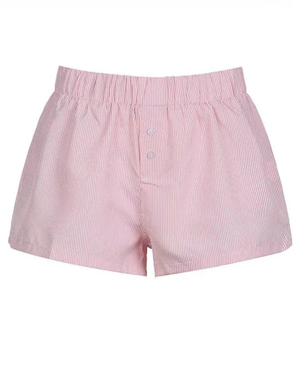 Striped Pull On Shorts With Pockets Elastic Waist Small Cottage Beach